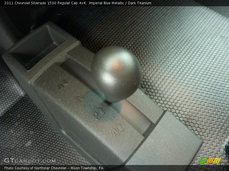 Imperial Blue Metallic / Dark Titanium 2011 Chevrolet Silverado 1500 Regular Cab 4x4