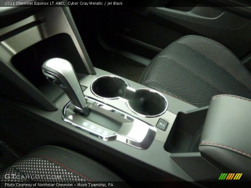 Cyber Gray Metallic / Jet Black 2011 Chevrolet Equinox LT AWD