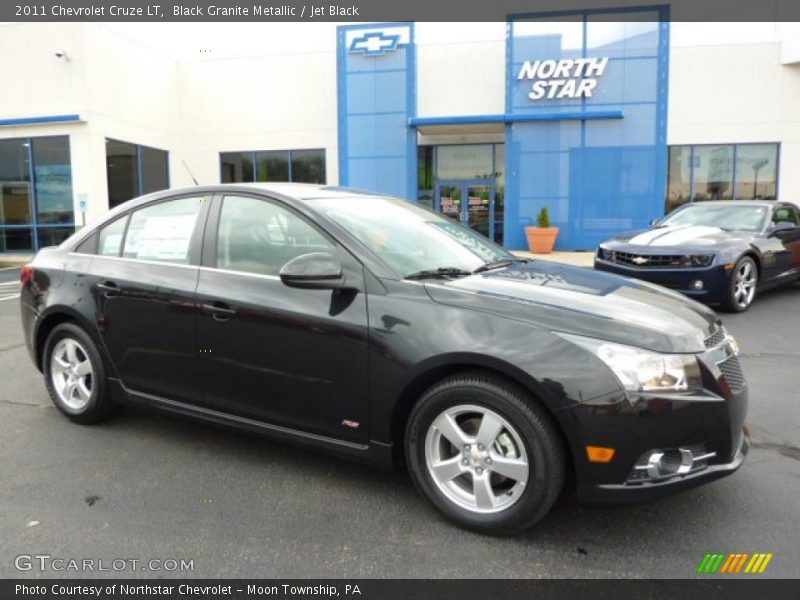 Black Granite Metallic / Jet Black 2011 Chevrolet Cruze LT
