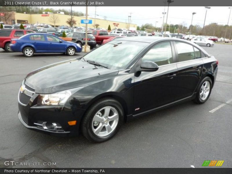 Black Granite Metallic / Jet Black 2011 Chevrolet Cruze LT