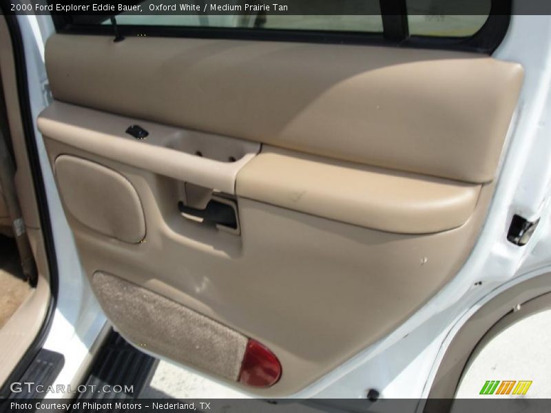 Oxford White / Medium Prairie Tan 2000 Ford Explorer Eddie Bauer