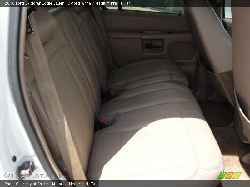 Oxford White / Medium Prairie Tan 2000 Ford Explorer Eddie Bauer