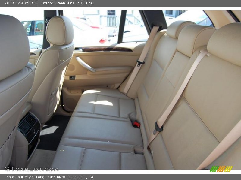 Oxford Green Metallic / Beige 2003 BMW X5 3.0i
