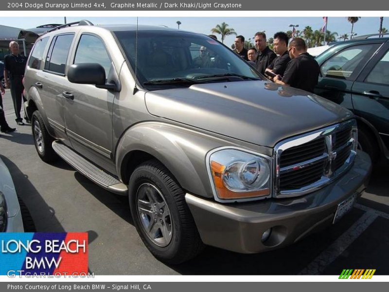 Graphite Metallic / Dark Khaki/Light Graystone 2004 Dodge Durango Limited 4x4