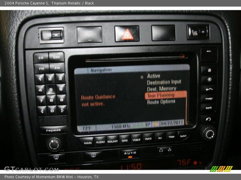 Titanium Metallic / Black 2004 Porsche Cayenne S