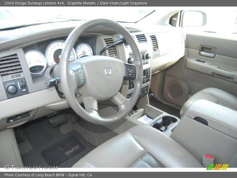 Dark Khaki/Light Graystone Interior - 2004 Durango Limited 4x4 