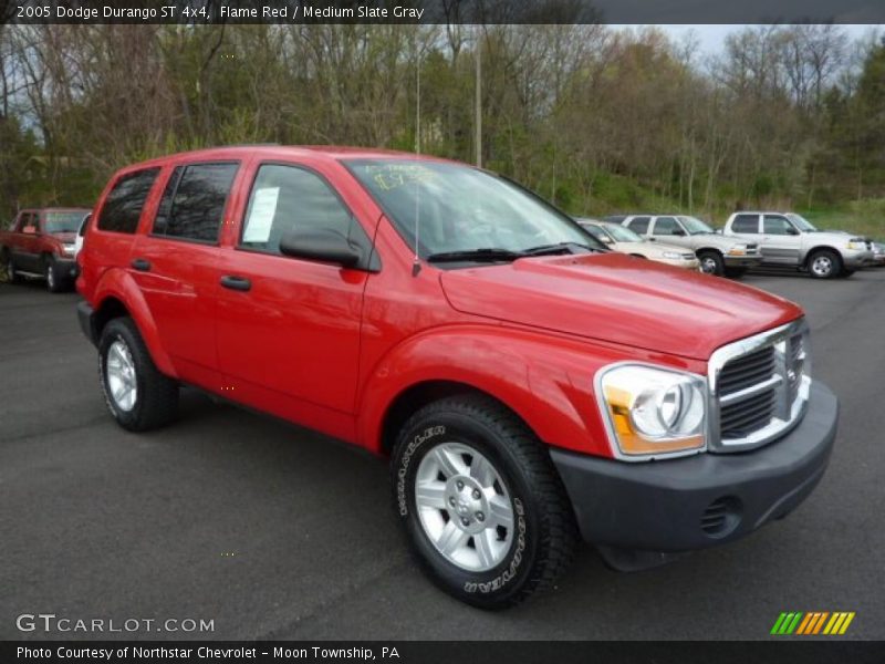 Flame Red / Medium Slate Gray 2005 Dodge Durango ST 4x4