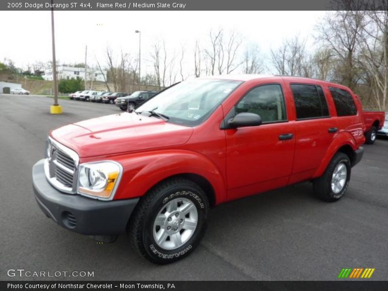Flame Red / Medium Slate Gray 2005 Dodge Durango ST 4x4