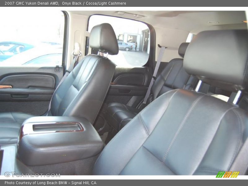Onyx Black / Cocoa/Light Cashmere 2007 GMC Yukon Denali AWD