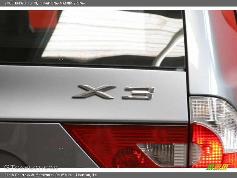 Silver Gray Metallic / Grey 2005 BMW X3 3.0i
