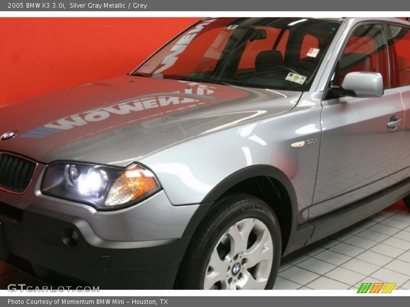 Silver Gray Metallic / Grey 2005 BMW X3 3.0i