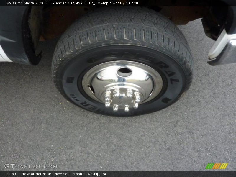 Olympic White / Neutral 1998 GMC Sierra 3500 SL Extended Cab 4x4 Dually