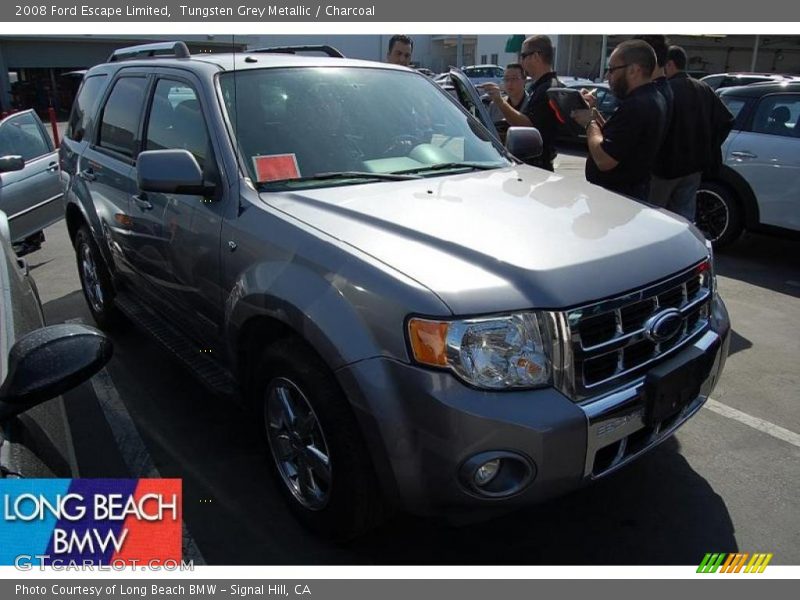 Tungsten Grey Metallic / Charcoal 2008 Ford Escape Limited