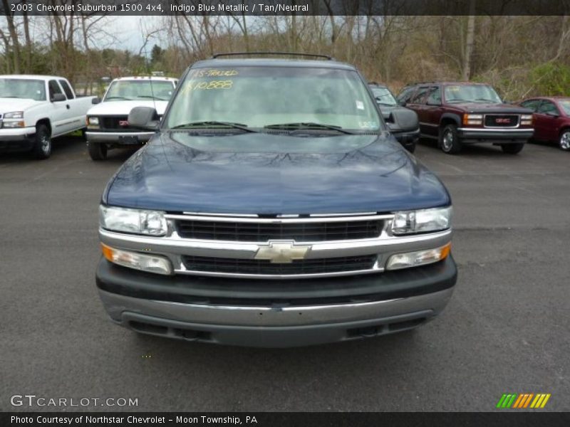 Indigo Blue Metallic / Tan/Neutral 2003 Chevrolet Suburban 1500 4x4