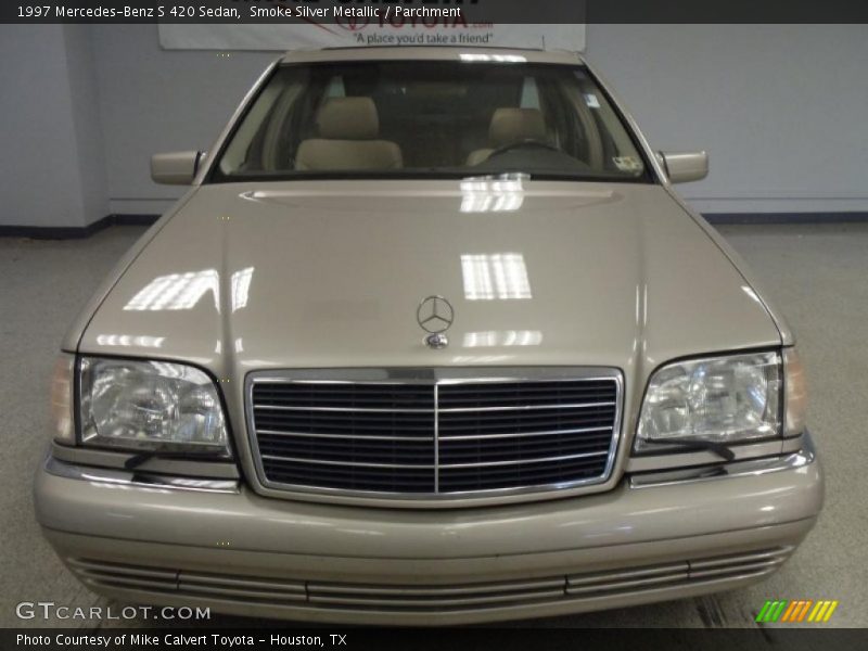 Smoke Silver Metallic / Parchment 1997 Mercedes-Benz S 420 Sedan