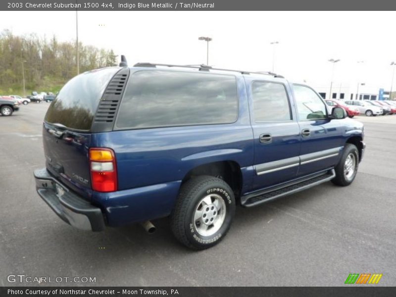 Indigo Blue Metallic / Tan/Neutral 2003 Chevrolet Suburban 1500 4x4