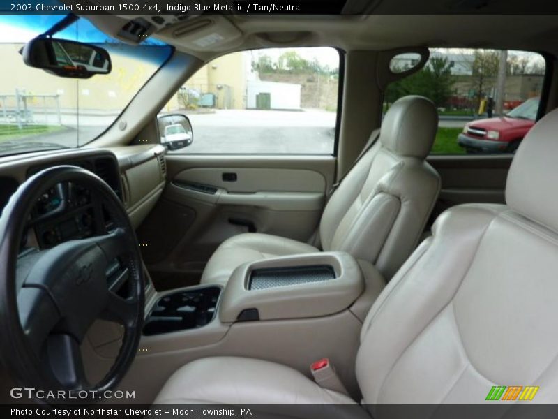 Indigo Blue Metallic / Tan/Neutral 2003 Chevrolet Suburban 1500 4x4