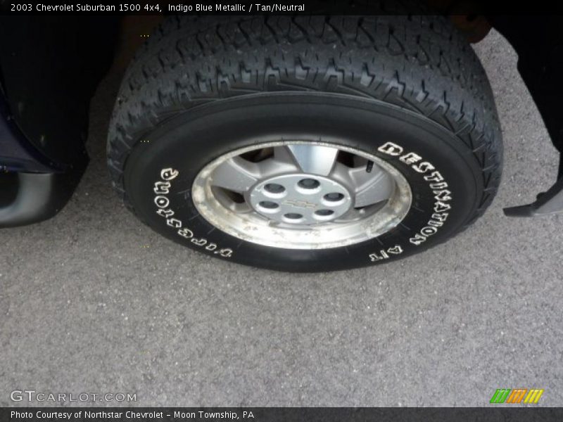 Indigo Blue Metallic / Tan/Neutral 2003 Chevrolet Suburban 1500 4x4