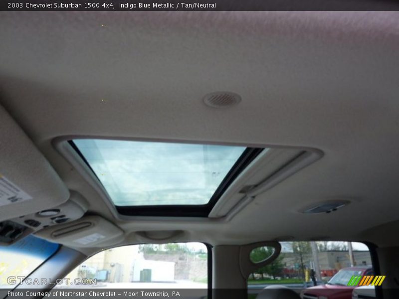 Indigo Blue Metallic / Tan/Neutral 2003 Chevrolet Suburban 1500 4x4