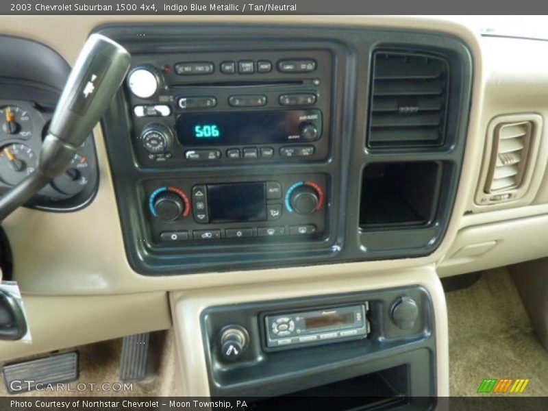 Indigo Blue Metallic / Tan/Neutral 2003 Chevrolet Suburban 1500 4x4