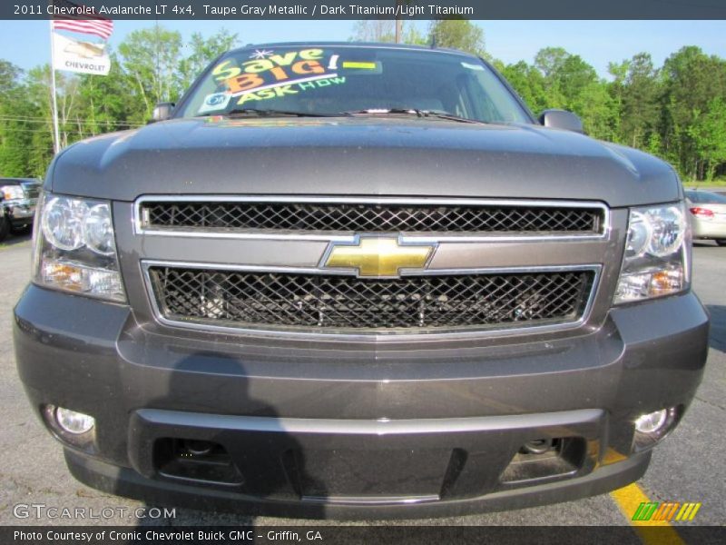 Taupe Gray Metallic / Dark Titanium/Light Titanium 2011 Chevrolet Avalanche LT 4x4