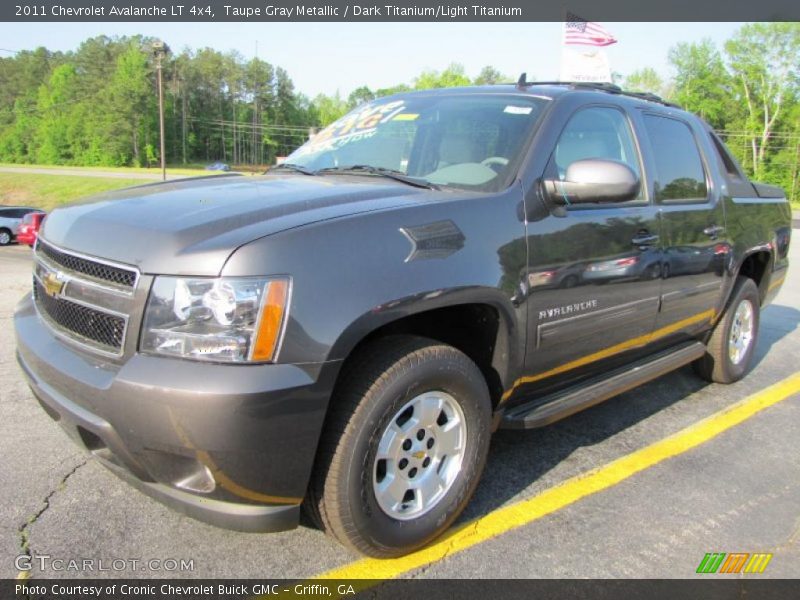 Taupe Gray Metallic / Dark Titanium/Light Titanium 2011 Chevrolet Avalanche LT 4x4