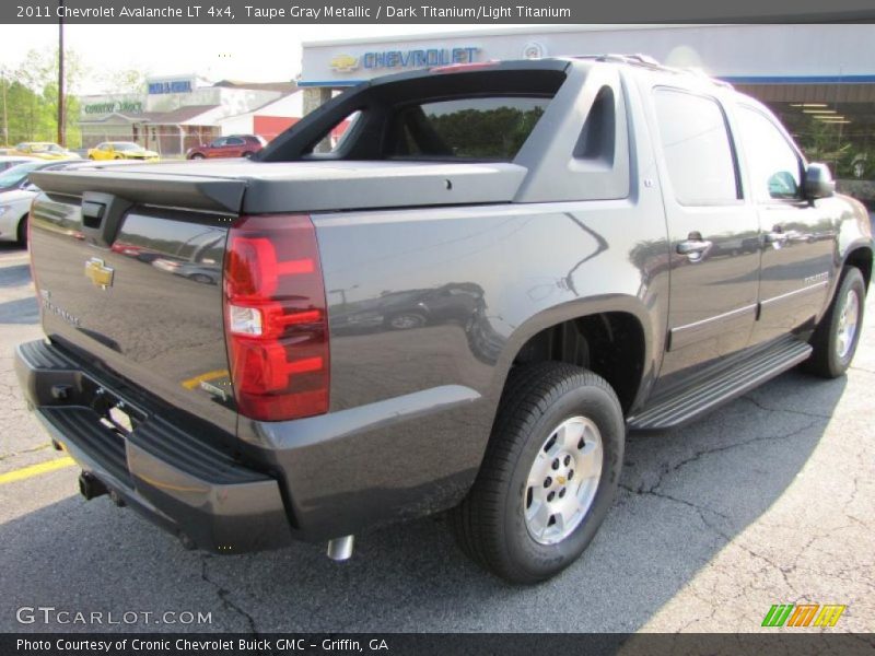 Taupe Gray Metallic / Dark Titanium/Light Titanium 2011 Chevrolet Avalanche LT 4x4