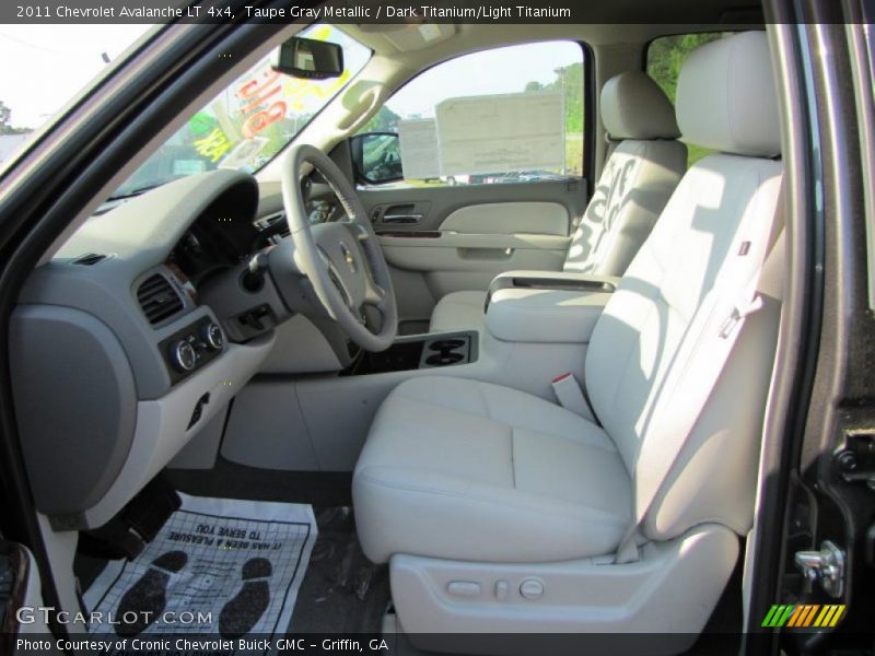 Taupe Gray Metallic / Dark Titanium/Light Titanium 2011 Chevrolet Avalanche LT 4x4