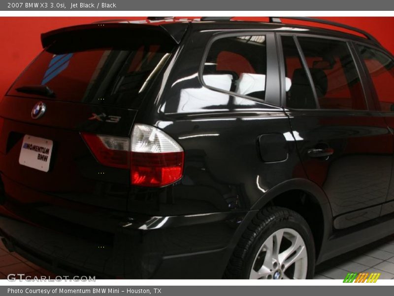 Jet Black / Black 2007 BMW X3 3.0si