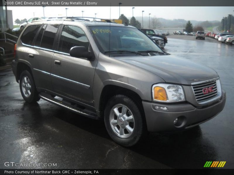 Steel Gray Metallic / Ebony 2008 GMC Envoy SLE 4x4