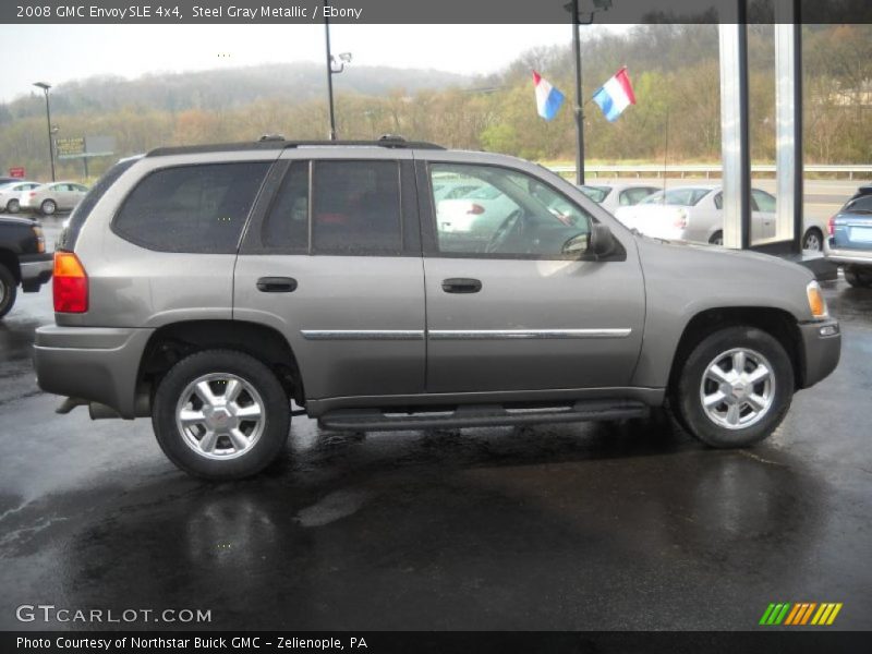 Steel Gray Metallic / Ebony 2008 GMC Envoy SLE 4x4