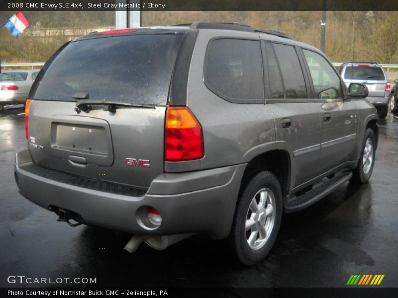 Steel Gray Metallic / Ebony 2008 GMC Envoy SLE 4x4