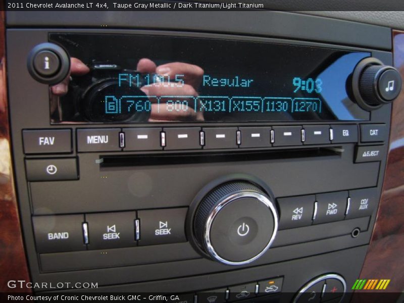 Taupe Gray Metallic / Dark Titanium/Light Titanium 2011 Chevrolet Avalanche LT 4x4