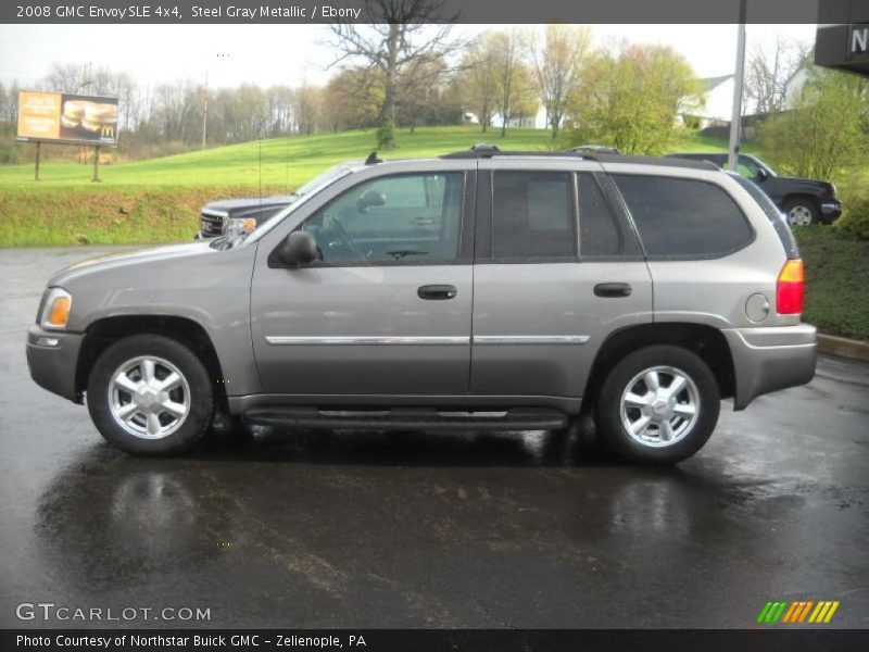 Steel Gray Metallic / Ebony 2008 GMC Envoy SLE 4x4