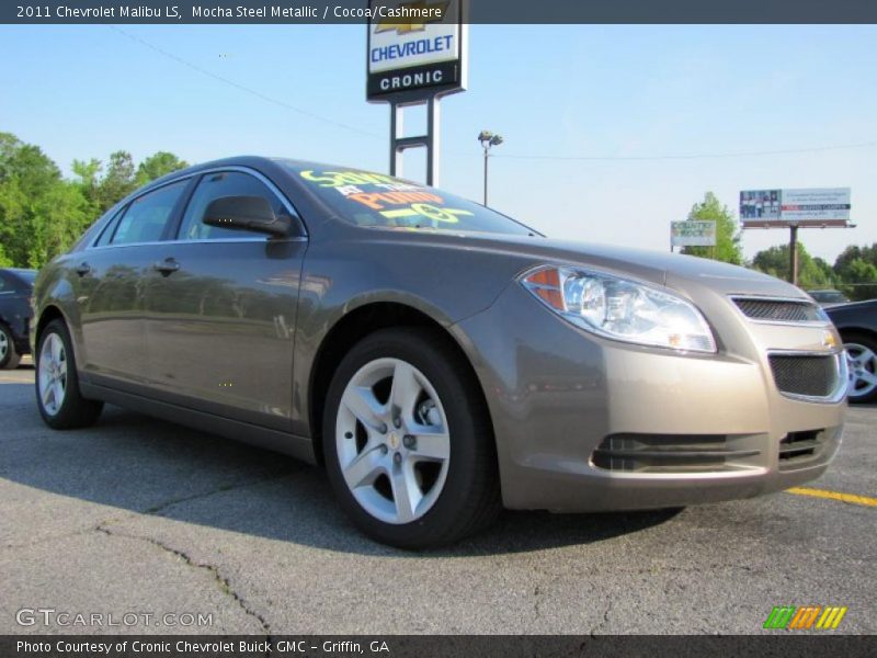 Mocha Steel Metallic / Cocoa/Cashmere 2011 Chevrolet Malibu LS