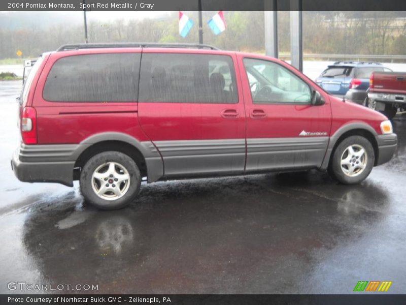 Sport Red Metallic / Gray 2004 Pontiac Montana