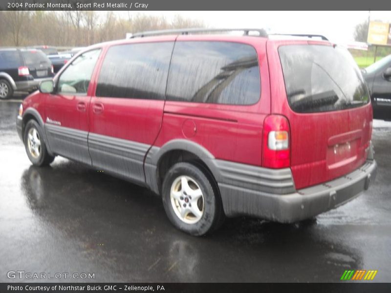 Sport Red Metallic / Gray 2004 Pontiac Montana