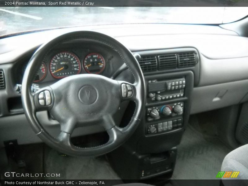 Sport Red Metallic / Gray 2004 Pontiac Montana