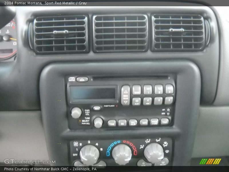 Sport Red Metallic / Gray 2004 Pontiac Montana