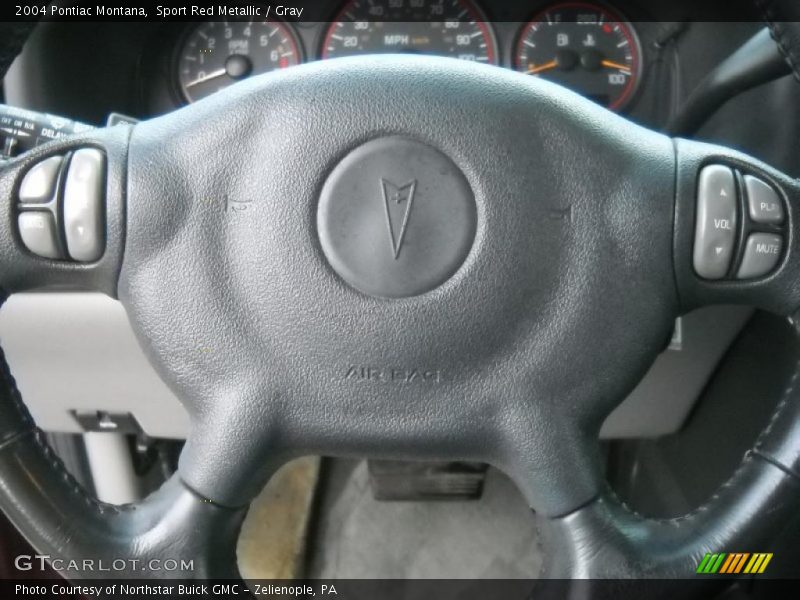 Sport Red Metallic / Gray 2004 Pontiac Montana
