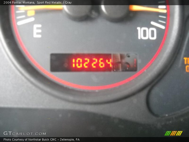 Sport Red Metallic / Gray 2004 Pontiac Montana