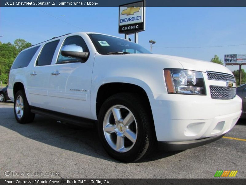 Summit White / Ebony 2011 Chevrolet Suburban LS