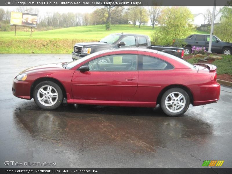  2003 Stratus SXT Coupe Inferno Red Pearl