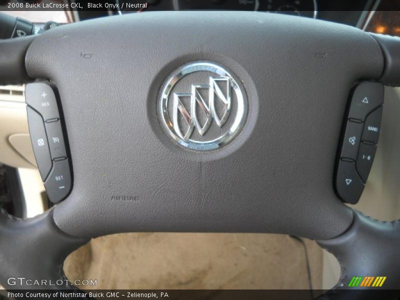 Black Onyx / Neutral 2008 Buick LaCrosse CXL