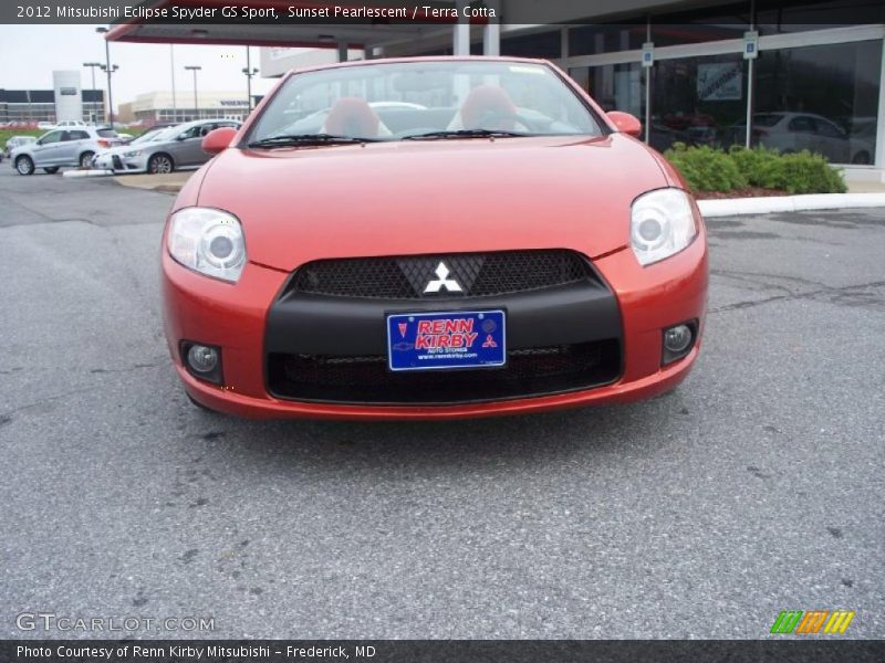 Sunset Pearlescent / Terra Cotta 2012 Mitsubishi Eclipse Spyder GS Sport