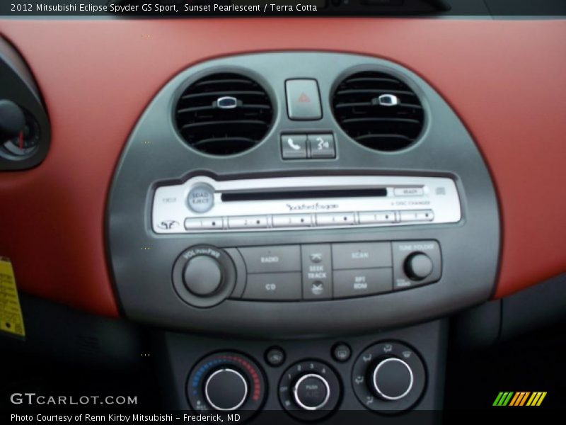 Sunset Pearlescent / Terra Cotta 2012 Mitsubishi Eclipse Spyder GS Sport