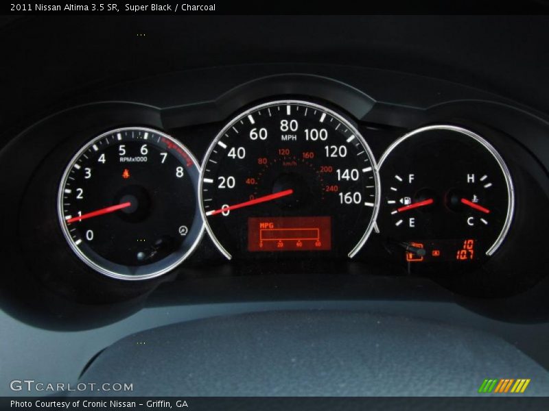  2011 Altima 3.5 SR 3.5 SR Gauges