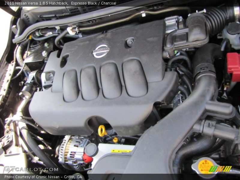  2011 Versa 1.8 S Hatchback Engine - 1.8 Liter DOHC 16-Valve CVTCS 4 Cylinder