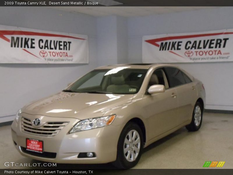 Desert Sand Metallic / Bisque 2009 Toyota Camry XLE