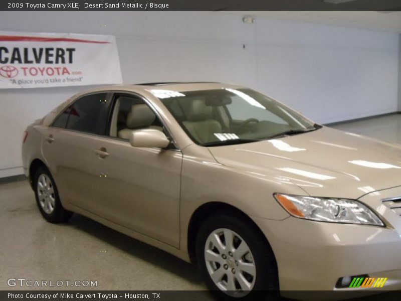 Desert Sand Metallic / Bisque 2009 Toyota Camry XLE